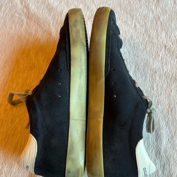 Golden Goose Navy suede Superstar sneakers - Picture 5 of 7